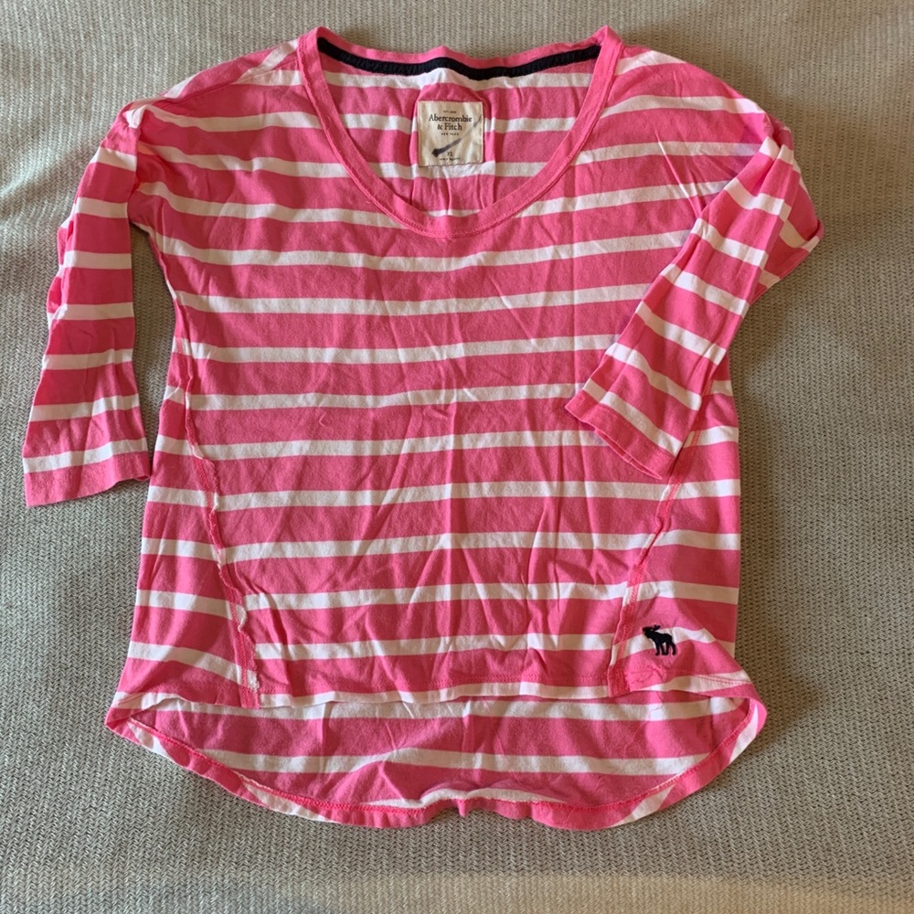 ABERCROMBIE & FITCH 3/4 SLEEVE TOP